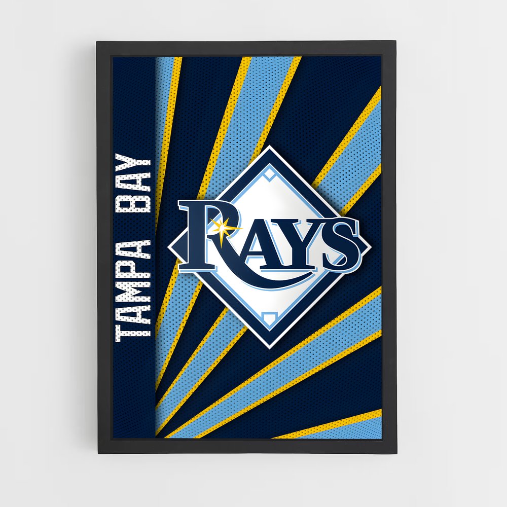 Poster Tampa rays – affiche Baseball (vue 2)